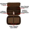 Leather Watch Box with Valet Drawer