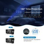 PICTEK Projection Digital Clock Radio for Bedrooms