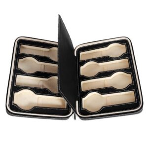 SONGMICS 8-Slot Portable Watch Box Travel Case Storage