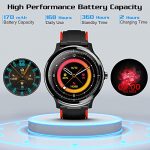 Smart Watch for Android iOS Fitness Tracker with Heart Rate Monitor