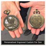 Personalized Pocket Watch Engraved Back Case
