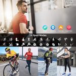 Heart Rate Sleep Monitor Blood Pressure Smartwatch Tracker