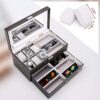 Homde Sunglasses Case Watch Box Jewelry Organizer