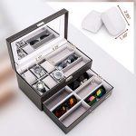 Homde Sunglasses Case Watch Box Jewelry Organizer