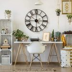 Large Decorative Wall Clock Round Oversized Centurian