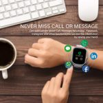 Smart Watch for Android & iOS with Heart Rate, Blood Oxygen, Fitness Tracker & Waterproof Display