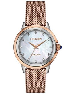 Citizen Ceci Pink Gold-Tone One Size Watch