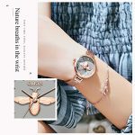 Rose Gold Womens Watches with Thin Dials,Ladies Watches