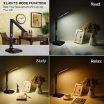 LEDGLE Desk Lamp, Table Lamp 8W LED Desk Lamp LCD Screen