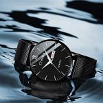 Mens Watch Deep Blue/Black Watch/Ultra Thin Wrist Watches