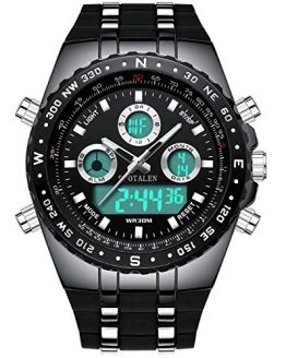 Waterproof Big Face Sports Watch for Men