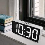 DreamSky 8.9 Inches Large Digital Alarm Clock with USB Charging Port