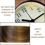 3 Inch Small Retro Analog Wooden Alarm Clock/Desk Clock