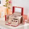 Jewelry Box Storing for Watch Faux Leather