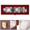 Karamanda 6 Wide Slots Wooden Paint Watch Box