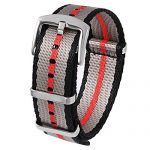PBCODE Seat Belt Nylon NATO Strap Heavy Duty Military Watch