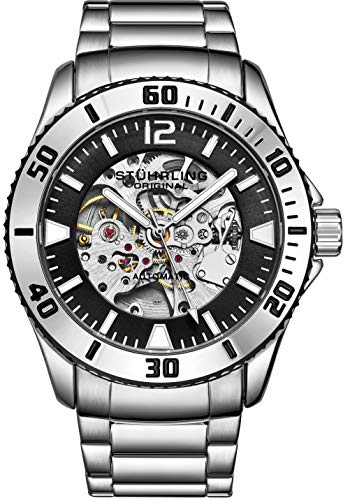 Stuhrling Original Mens Automatic Watch with Stainless Steel Bracelet