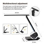 Desk Lamp, LED Desk Lamp with Wireless Charger, USB Charging Port