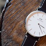 20mm Black/Linen BARTON Quick Release Top Grain Leather
