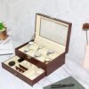Slots Jewelry Display Case Organizer Watch Box