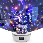 Star Projector Night Light Bluetooth Speaker for Kids