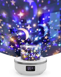 Star Projector Night Light Bluetooth Speaker for Kids