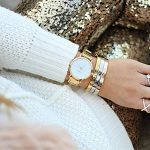 Quick Release Stainless Steel Watch Band in Gold