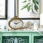 Antique Gold Vintage Table Clock
