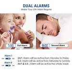 Projection Alarm Clock with Weather Station for Bedrooms