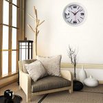 Bathroom Silent White Wall Clock
