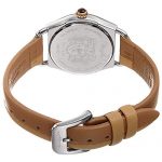 Beige Italian Leather Dial Strap Watch Bruno Magli