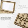 SRIWATANA Watch Box Case, 8-Slot Watch Organizer