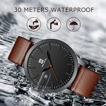 Watch, Mens Watch Sports Fashion Casual Leather Minimalism
