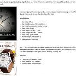 Mens Quartz Watch, Roman Numeral Business Casual Fashion
