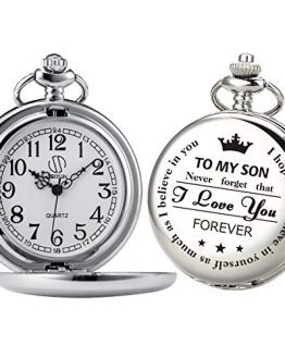 My Son I Love You Pocket Watch Chain Fob