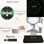 Rose Gold Watch for Lady Steel Mesh