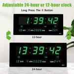Conference Room Oversized LED Digital Wall Clock