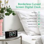 Digital Dual Alarm Clock Brightness Dimmer