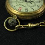 VIGOROSO Men's Vintage Full Copper Hand-Wind Mechanical