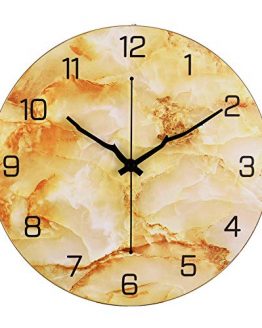 Modern Metal Wall Clock Large Round Decorative Clocks for Living Room