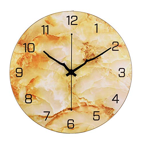 Modern Metal Wall Clock Large Round Decorative Clocks for Living Room