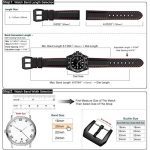 WOCCI 20mm Silicone Watch Band, Sporty Soft