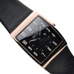 BERING Men’s Stainless Steel Solar Powered Watch with Leather Strap, Black – Eco-Friendly & Stylish Timepiece ⌚🌞