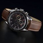 WOCCI 20mm Watch Bands - Dark Brown Vintage Leather