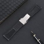 Silicone Watch Band Wristwatch Safety Folding Clasp