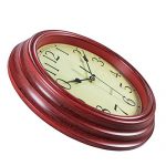 Wall Clock Non-Ticking Round Classic Clock Retro Quartz