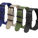 Ritche 20mm NATO Strap Nylon Watch Band Compatible with Timex