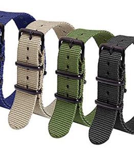 Ritche 20mm NATO Strap Nylon Watch Band Compatible with Timex