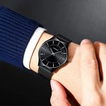 Ruiwatchworld Men's Analog Quartz Watch Minimalist Wrist