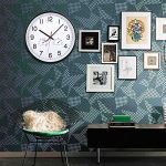 12-Inch Wall Clock with Temperature and Humidity